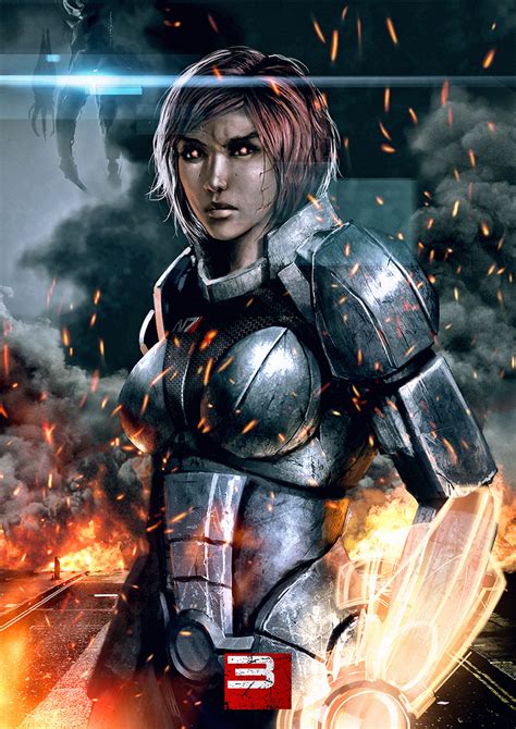 Female Shepard Fanart Mass Effect