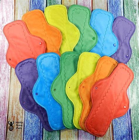 Sale 12 Heavy Cloth Pad Reusable Cloth Menstrual Pad Etsy Cloth