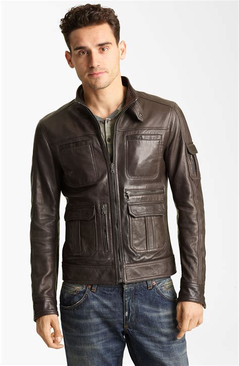 Dolceandgabbana Leather Jacket Nordstrom