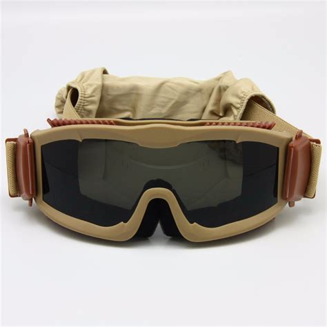 ballistic 3 lens alpha military goggles for men ess tactical army sunglasses anti fog helmet