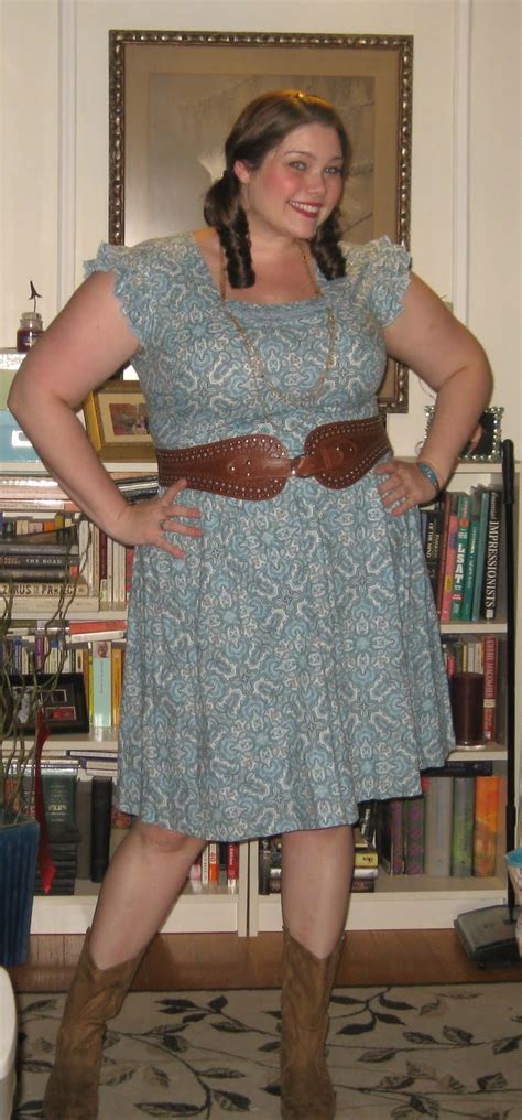 Plus Size Dress With Boots Country Fashion Dresses
