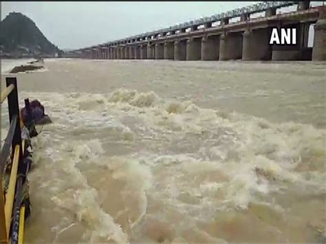 Andhra Pradesh Water Level Rises In Krishna River