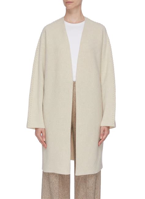 Whipstitch Open Coat By Theory Coshio Online Shop