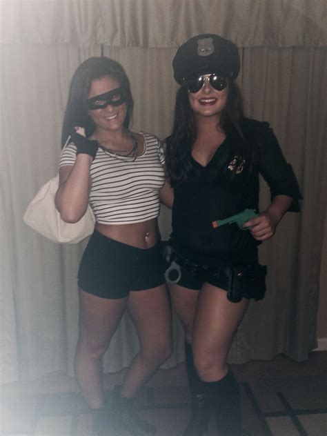 Cop and Robber. Halloween. DIY | Halloween costumes friends, Duo