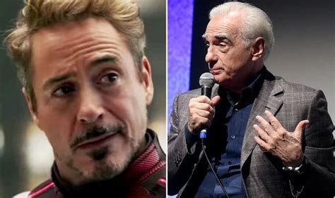 Avengers Endgame Robert Downey Jr Speaks Out On Martin Scorseses