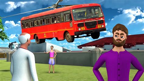 பறக்கும் பஸ் தமிழ் கதை Flying Bus Tamil Story Maa Maa Tv Village