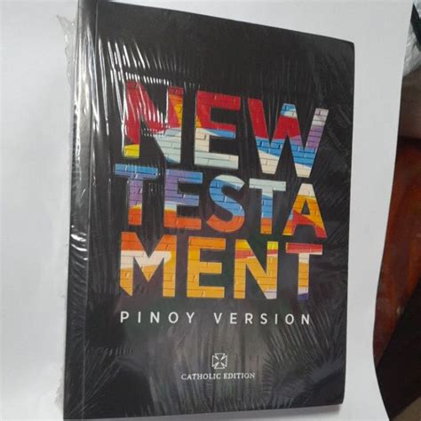 New Testament Pinoy Version Catholic Edition W Nihil Obstat And