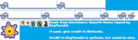 The Spriters Resource Full Sheet View Warioware Smooth Moves Bomb