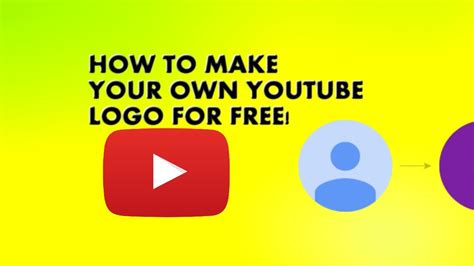 How To Make Your Own Free Custom Logoprofile Pic For Yt Youtube