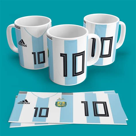 Chuteira nemeziz messi 19.3 society (unissex). Caneca Camisa Time Futebol Seleção Argentina no Elo7 ...