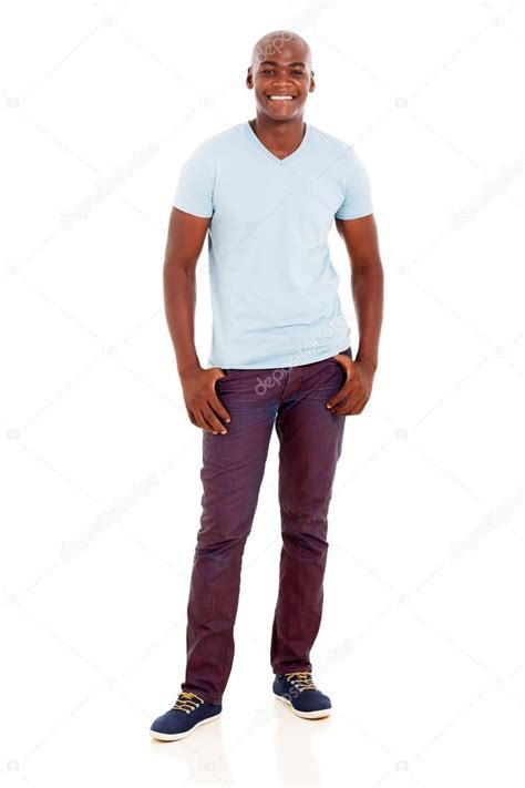 African American Man Standing Stock Photo By ©michaeljung 66021461