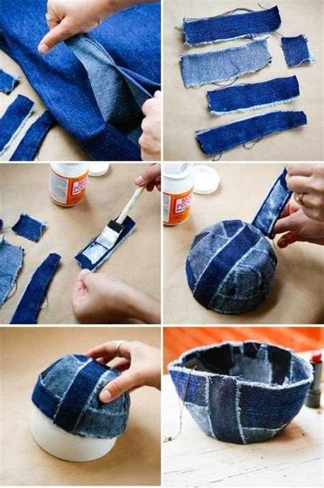 60 Originelle Jeans Upcycling Ideen Zum Nachmachen Blue Jeans Crafts