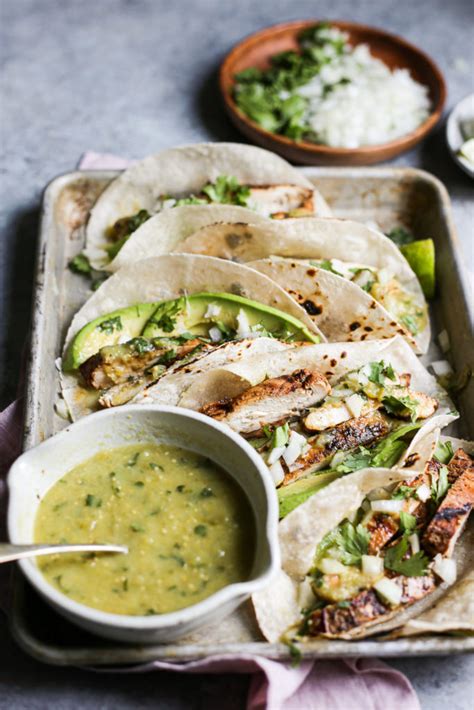 Jul 19, 2020 · grilled chicken street tacos. Grilled Chili Chicken Tacos with Tomatillo Salsa - The ...