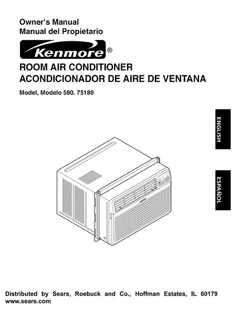 Kenmore 75180 18000 Btu Room Air Conditioner Owners Manual Pdf