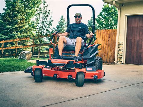 New Bad Boy Mowers Maverick In Kawasaki Fs V Hp Orange Lawn Mowers Riding In