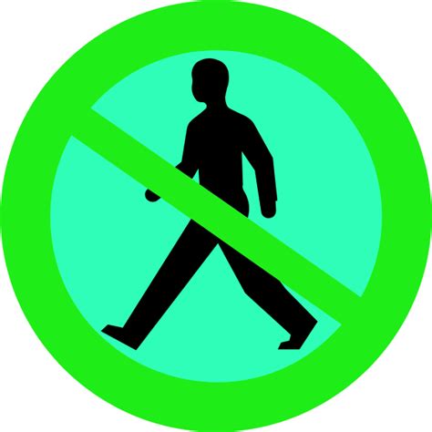 No Entry Sign With A Man Vector Clip Art Clipart Best Clipart Best