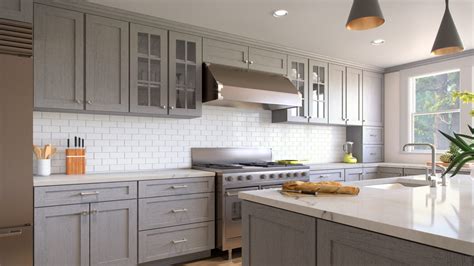 I think a lot depends on the contractor that lowe's works with. Forevermark Nova Light Grey - Waverly Cabinets