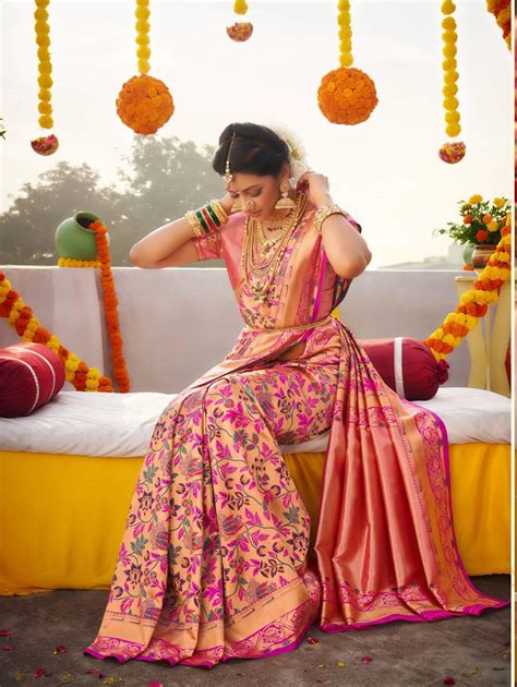 Pure Kanchipuram Silk Bridal Saree Dvz0002466