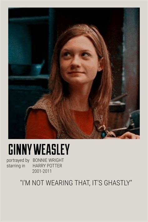 Ginny Weasley Harry Potter