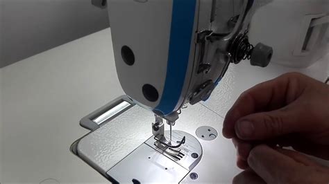 Automated machines are intuitive to use, which significantly shortens and facilitates the sewing. JACK F4 INDUSTRIAL SEWING MACHINE THREADING - YouTube