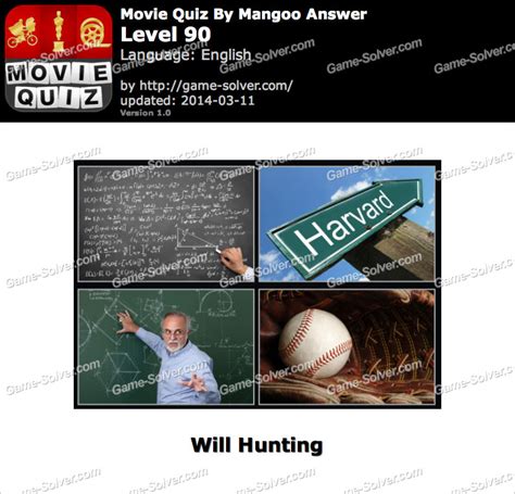 Movie Quiz Mangoo Level 90 Game Solver