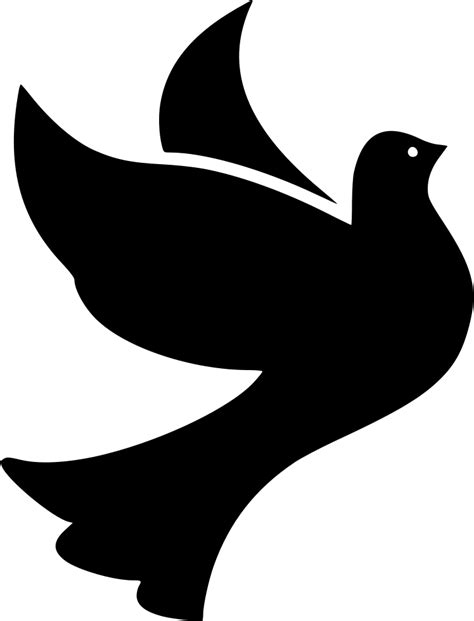 Dove Silhouette Clip Art Dove Clipart Png Stunning Free Transparent Png