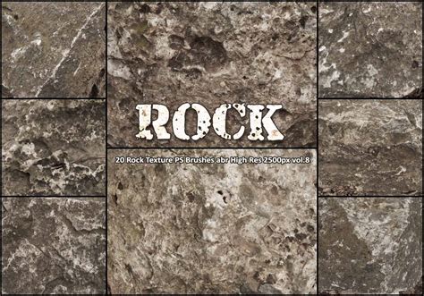 20 Rock Texture Ps Brushes Abr Vol8 Free Photoshop Brushes At Brusheezy
