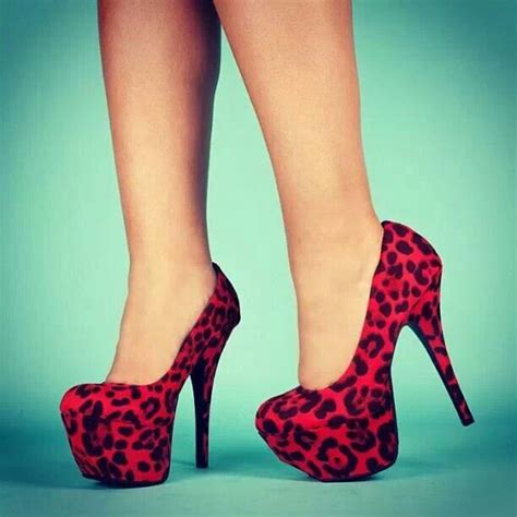 red leopard print heels heels leopard heels women shoes