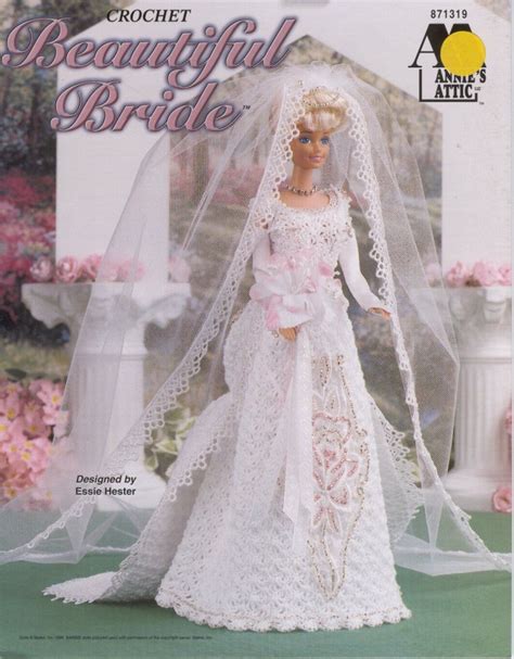 Beautiful Bridal Gown For Barbie Free Crochet Pattern ⋆ Crochet Kingdom