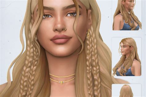 Andrine Hairstyle By Simstrouble Best Sims Mods