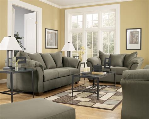 Shop living room furniture only at jcpenney. Darcy Sage Living Room Set from Ashley (75003) | Coleman ...