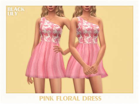 Sims 4 Pink Dress