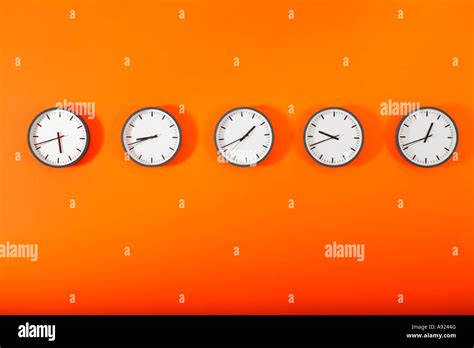 Time Zone Clocks Hi Res Stock Photography And Images Alamy