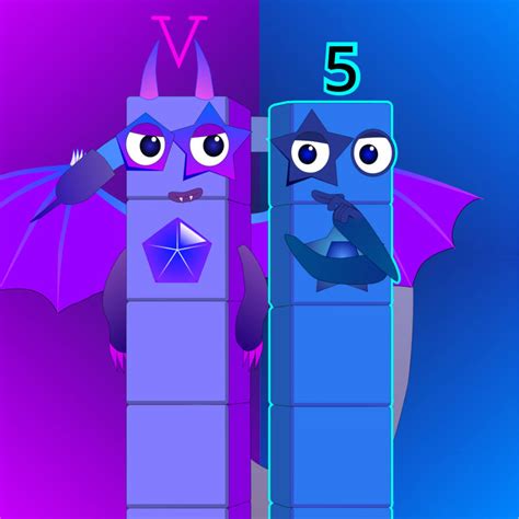 The Special Numberblock 5 Duo By Voltagethecreator On Deviantart