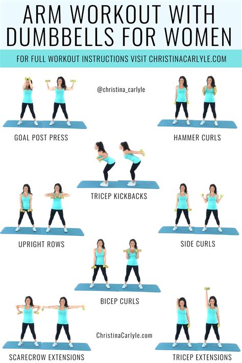 Dumbbell Exercises For Arms That Tighten And Tone Christina Carlyle