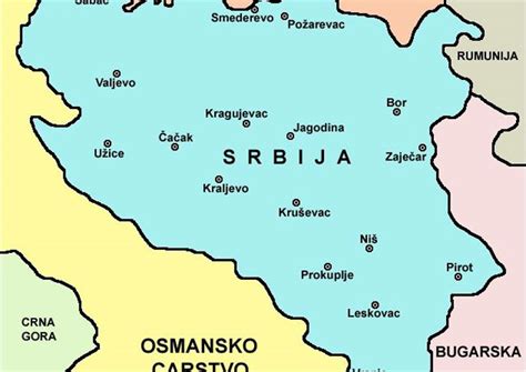 Karta Srbije Sa Granicama Superjoden