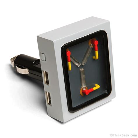 Geek Weekly Travel In Time With Flux Capacitor Usb Car Charger