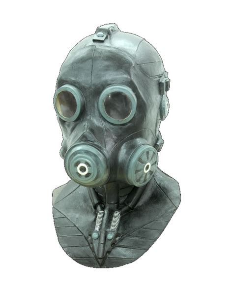 Gas Mask Deluxe World War Latex Mask Horror