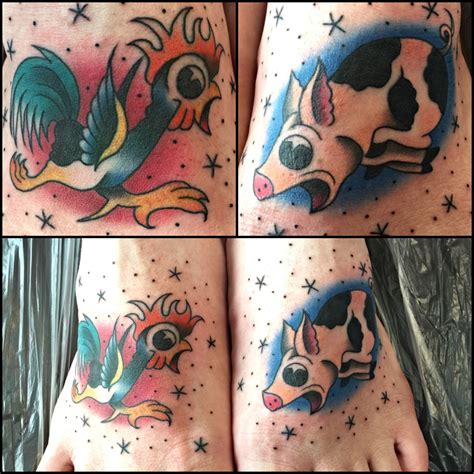Check spelling or type a new query. Sailor Jerry Rooster & Pig - On Both Feet, by Jelly | Sailor jerry tattoos, Rooster tattoo, Pig ...