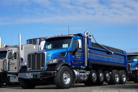 Schurter Trucking Peterbilt 567 6 axle Dump Truck. Truck# 3217