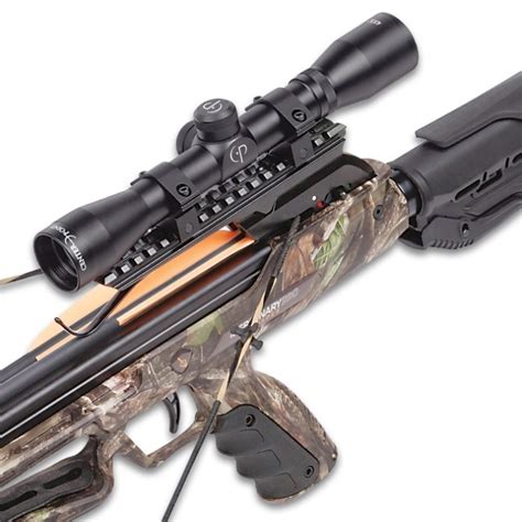 Mercenary Whisper 390 Compound Crossbow With 4x32 Mm Scope Ar Style