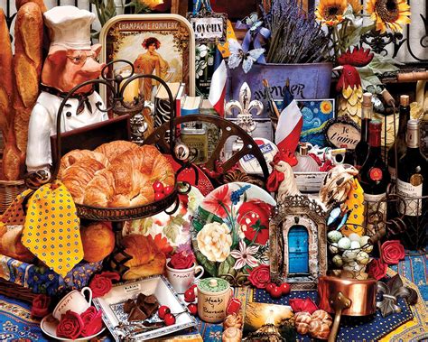 If you have ideas for subjects you would like us to cover, drop us a line and we will did you know that the french are big fans of pencil puzzles? Vive La France, 1000 Pieces, Springbok | Puzzle Warehouse