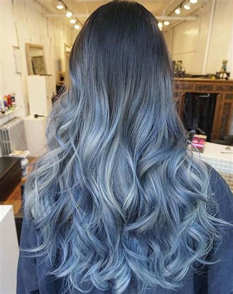 21 Bold And Beautiful Blue Ombre Hair Color Ideas Page 6
