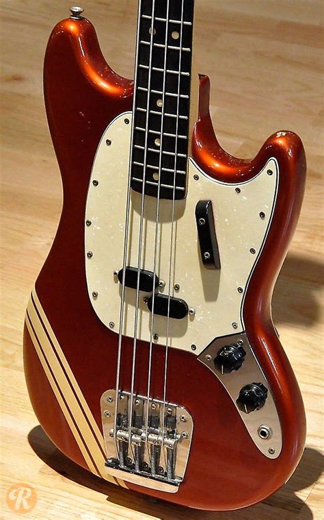 Fender Mustang Bass 1969 Competition Red Price Guide | Reverb