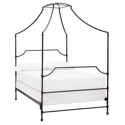 A canopy bed is a bed with a canopy, which is usually hung with bed curtains. Anthropologie Italian Campaign Canopy Bed - copycatchic
