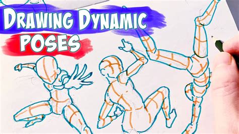 Drawing Dynamic Anime Pose Practice Youtube
