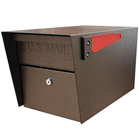 Mail Boss Mail Manager Locking Post Mount Mailbox With High Security