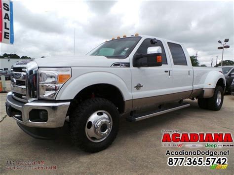 2012 Ford F350 Super Duty Lariat Crew Cab 4x4 Dually In Oxford White