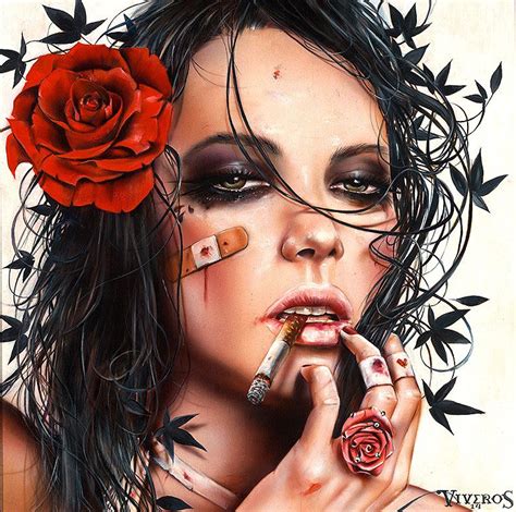 Brian M Viveros Thinkspace Gallery Cindy Sherman Pin Up Dance Of