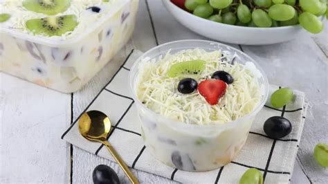 Cara Membuat Salad Buah Tanpa Mayonaise Enak Dan Tetap Creamy Food